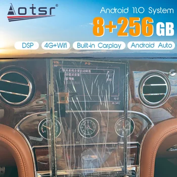 8+256GB Player Multimedia Stereo Receptor GPS de Navigare Radio Auto Pentru Bentley Mulsanne Android Video Recorder Apăsați unitatea de Cap