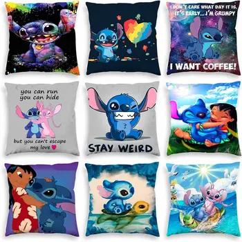 Noua Animație Disney Stitch Serie Dormitor Canapea Acasă, Pernă Acoperă Mașină de Pernă Copii Cadou de Ziua de nastere
