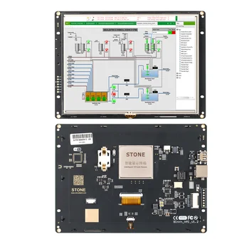 3.5-10.4 Inch Smart HMI Serial TFT LCD Display cu Program + Cortex A8 CPU + Touchscreen pentru PIC Arduino nano MCU