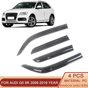 Pentru Audi Q5 8R 2009-2016 Masina Geam Lateral Visor Soare Ploaie de Paza Scut Umbră Adăpost Protector Rama de Acoperire Autocolant Accesorii