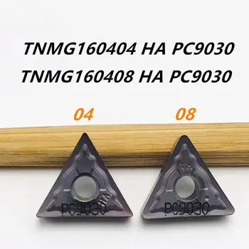 10BUC înaltă calitate cilindrice de cotitură instrument TNMG160404 TNMG160408 HA PC9030 instrument de tăiere de carbură TNMG 160404 CNC strung tool