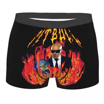 De Sex Masculin De Moda Heavy Metal Pitbull Cu Flăcări Lenjerie Intima Boxeri Barbati Moale Pantaloni Scurți, Chiloți