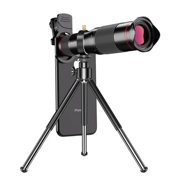 48X 4K HD Zoom Lentilă aparat de Fotografiat Telefon Obiectiv Telescop pentru Telefonul Mobil Teleobiectiv Zoom Lente adaugă Trepied Monocular pentru iPhone