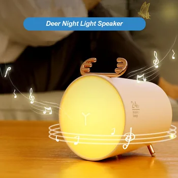 De înaltă Calitate a CONDUS Lumina de Noapte Cere Cerb Hipnotic Difuzor Bluetooth Lampa USB Reîncărcabilă Veioza de pe Noptiera de Decor Pentru Casa Cadouri