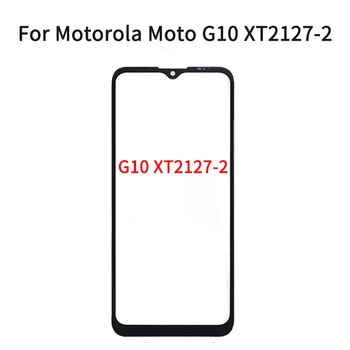 10buc/Lot Pentru Motorola Moto G10 XT2127-2 cu Ecran Tactil Frontal Exterior Panou de Sticlă Lentile Pentru Moto G10 LCD Frontal Cu OCA Lipici