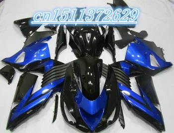 Dor-albastru negru Carenaj kit pentru Kawasaki ninja ZX14 2006-2011 carenajele ZX14R 06-11 D injecție