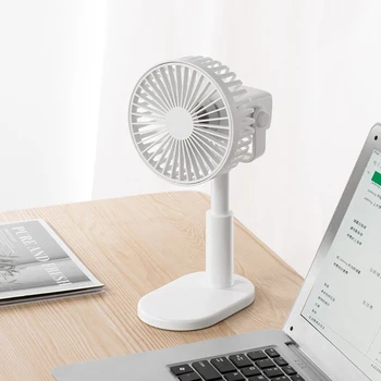 Mini Birou, Ventilator Liniștită Masă Fan w/ 3 Trepte USB Baterie Reîncărcabilă Operat Fan Personal pentru Biroul de Acasă 