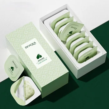 8PCS/set de hidratare cu ulei de control acnee frotiu masca cutie coreean produs de îngrijire a pielii extract de avocado compensare masca crema