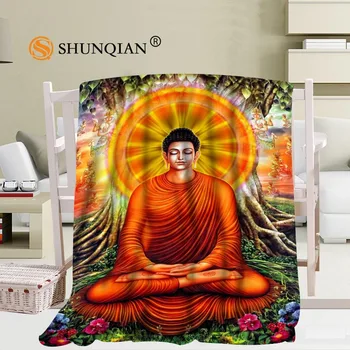 Personalizat Domnul Buddha Pătură Manta Falafel Pătură de Canapea/Pat/Avion Bedding56x80inch 50X60inch 40X50inch