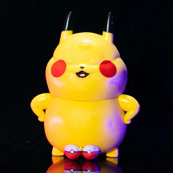 12cm Pokemon Desene animate Anime Amuzant Pikachu Figurine Jucarii PVC Model de Păpuși Decor Colecție Pentru Copii Cadouri