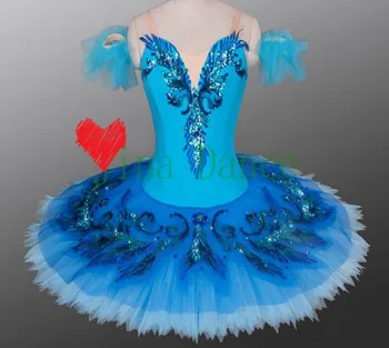 Adult copii La Esmeralda Balet Tutu performanță profesională balet clasic, balet fete clatita balet spargatorul de nuci albastru regal