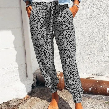 Moda Elegant Tipărite Doamnelor Pantaloni Casual Pantaloni Largi Femei Streetwear 2023 Cordon Simplu Talie Mare Pantaloni