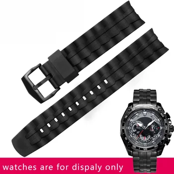 Yopo Impermeabil de Cauciuc watchband negru curea interfață Specială Potrivit pentru EF-550EF-550D 550PB 1A bărbați brățară