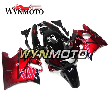 Full ABS Plastic Carenaj Kituri Pentru Honda CBR600F2 1991 - 1994 92 93 Motocicleta Panouri Carcasă Carene Black Red Kit de caroserie Caroserie