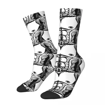 Amuzant Bărbați Șosete Abstract Corpul de Epocă Harajuku Penis Hip Hop Casual Echipajul Nebun Ciorap Cadou Model Imprimat