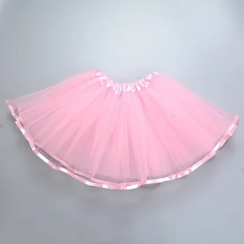 2022 Fete Dulci fusta de Balet de Fuste Fete Copil Pufos Pettiskirts Fusta roz Printesa Fata Rochie de Bal fusta Dans Purta Haine de Petrecere