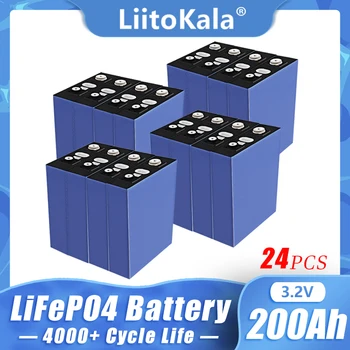 24buc 3.2 v 200Ah Baterie Lifepo4 Clasa Un Nou lifepo4 batteri diy celule solare baterii reîncărcabile pentru RV UE NE scutire de impozit
