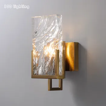 Noul Stil de Design LED Tranșee de Perete camera de zi Noptieră Lampa de Perete Culoar Decor de Lumină Interioară Lumini de Perete de Cristal LED Loft Deco