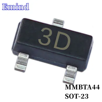100/200Pcs MMBTA44 Tranzistor SMD Amprenta SOT-23 Silkscreen 3D de Tip NPN 400V/200mA Bipolar Tranzistor Amplificator