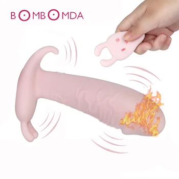Sex Shop Încălzire Dildo Vibrator pentru Femei Curea ușor de Purtat Pe Penis artificial Vibratoare Ou Chilotei G spot Stimula Adult Jucarie Sexuala pentru Femeie