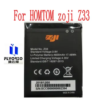 Noi, de Înaltă Calitate 4600mAh HOMTOM Z33 Baterie Pentru HOMTOM zoji Z33 Telefon Mobil