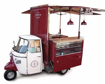 Mobilă De Bucătărie Gourmet Repede Strada Tricicleta Pizza Alimentare Remorcă Camion Electric Cărucior De Alimente Rulota De Vânzare