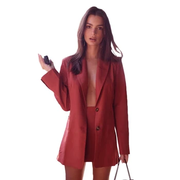 Liva Fata 2020 Femei De Primăvară De Moda Casual Solid Butoane Paltoane Pentru Doamne De Birou Slim Outweats De Sex Feminin Streetwears