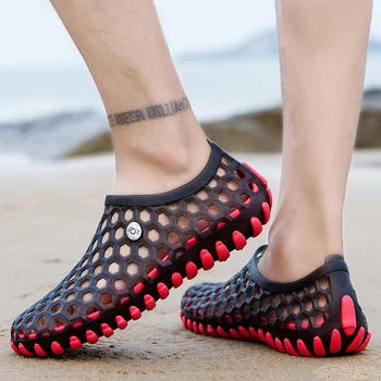 20255 Sandale de Vara Unisex Grădină Saboți Pantofi de Lumină Slip-on Pantofi Jeleu Papuci Femei Bărbați Plaja Apa Pantof Moale Apartamente