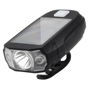 USB Reîncărcabilă Lumina Bicicleta bicicleta Lumină Față de Ciclism de Siguranță lampa de control rezistent la apa MTB Lumini LED вело фанарь на руль