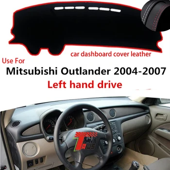 : TAIJS Fabrica Clasic Anti-cracare Piele de Bord Auto Capac Pentru Mitsubishi Outlander 2004 2005 2006 2007 volan pe Stânga
