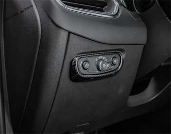 Yimaautotrims Frontal, Comutatoare pentru Lumini Butonul de Acoperire Cadru Trim Fit Pentru Chevrolet Equinox 2017 - 2022 ABS Interior Semifabricate