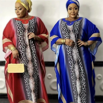Africane Tradiționale de Rochii pentru Femei de Îmbrăcăminte de Imprimare Vrac Rochie Maxi Abaya Boubou Halat Marocan Femme Cu Elastic Interior Rochie