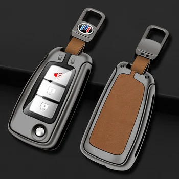Noul Metal Piele Cheia De La Mașină Caz Acoperire Pentru Nissan X-Trail, Qashqai J11 Juke Murano Micra Tiida Maxima Altima Lovituri Accesorii