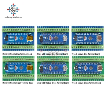 De tip C, Micro USB, Mini USB CH340 CH340G NANO V3.0 ATMEGA328P-MU Microcontroler Modul Nano Adaptor Terminal pentru Arduino