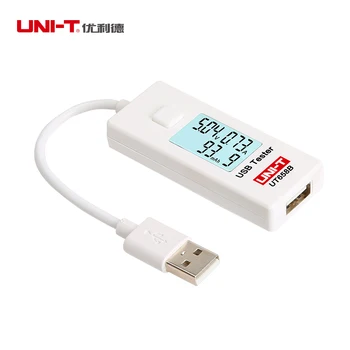 UNITATEA UT658 UT658B USB Tester Voltmetru Ampermetru Digital LCD Monitor Tensiunea de Curent Contor de Capacitate Tester 9V 3A LCD cu lumina de Fundal NOI