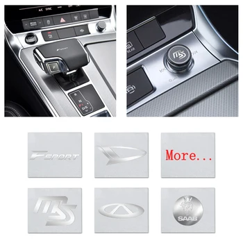 10buc Accesorii Auto 3D Nichel Emblema Auto de Interior Decoratiuni Autocolante Pentru Mitsubishi Lancer 9 10 Outlander, Asx Pajero Triton etc