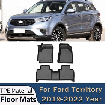 Pentru Ford Teritoriul 2019-2022 Auto Covorase Toate-Vreme TPE Covorașe Inodor Pad rezistent la apa Tava Mat Accesorii de Interior