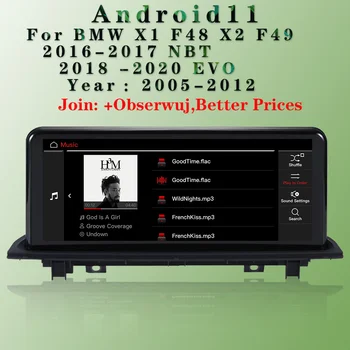 Android 11 Radio Auto Pentru BMW X1 F48 X2 F49 NBT EVO 10.25-inch Sistem Unitatii de Navigare GPS Multimedia Carplay și Android auto