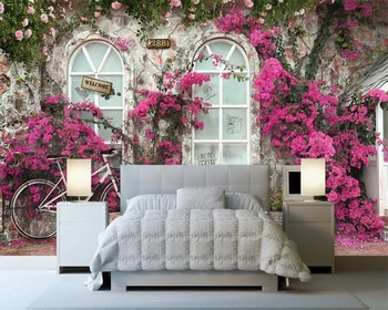 beibehang Personalizate de moda stil modern, tapet tridimensional, trandafir, trandafir de fundal papel de parede imagini de fundal