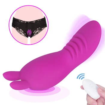 Telecomanda Wireless Portabil Pantalon Vibrator Erotic Jucărie Sexuală Pentru Femei Vaginale Stimulare Clitoris Vibratoare Orgasm Sex Feminin Rabbit Vibrator