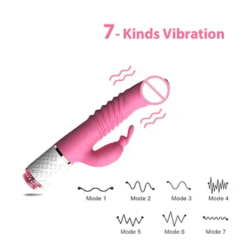 Silicon Iepure vibratoare jucarii sexuale 7 viteza Vagin Supt masaj sex Feminin Masturbari Vibratoare Vibrator Clitoridian G-spot Stimulator
