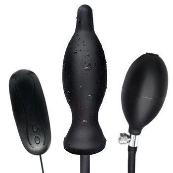 10 Moduri De Vibrare Gonflabile Anal Plug Vibrator Pompa Dilatator Anal Expandable Butt Plug Umfla Vaginale Vibrator Anal Bile De Jucărie Sexuală