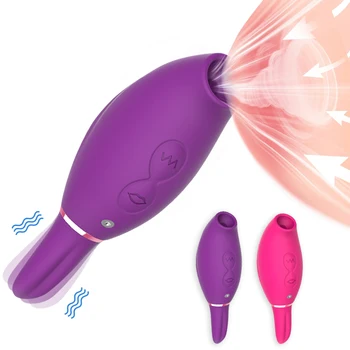 Mini Vibrator Vagin Supt Vibrator Intim Bun Biberon Fraier Oral Lins Pizde Stimulare Puternic Jucarii Sexuale pentru Femei