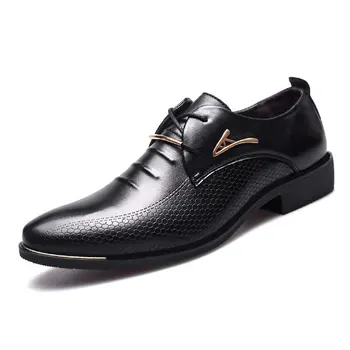 2022 Noi Bărbați Pantofi de Toamna Casual Dantela-up Pantofi de Afaceri la Modă Pantofi Formale Pantofi de Piele Barbati Britanic a Subliniat Pantofi 38-47