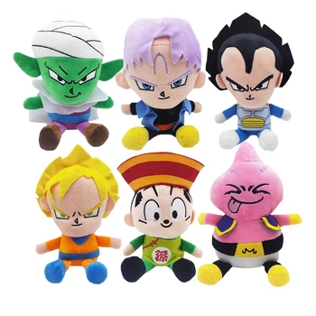 Clasic Anime Dragon Ball Jucărie de Pluș Papusa Goku, Vegeta, Piccolo Buu Personaj Anime Solft Umplute Jucării pentru Copii Fan Iubitor de Cadou