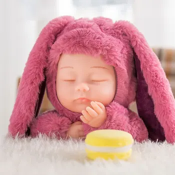 Drăguț 38CM Simulat Copii de Dormit Păpuși Iepure materialul de bumbac pp Copii Jucarii Cadou Pentru Copii papusa reborn