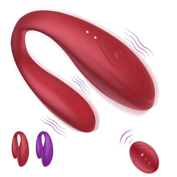 Dual Motor forma de U, Forma G Spot Vibrator Wireless de Control de la Distanță Clitoris Vibratoare Stimularea Impermeabil Adult Jucării Sexuale pentru Femei