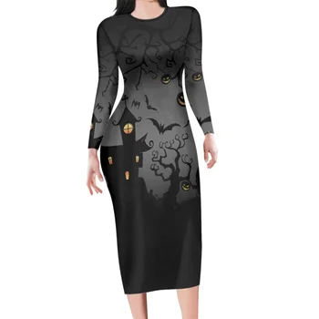 HYCOOL Ultima Moda de Halloween Design de Îmbrăcăminte pentru Femei 2022 Elegante Rochii de Seara Lungi Maxi Rochii de Partid Vestido Mujer