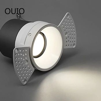 Reflector LED Încastrat Plafon Lampa de 5W/7W/12W/20W AC85~265V Pentru Iluminat Interior 3000/4000/6000K Profund Anti-orbire Spoturi COB