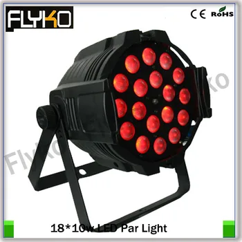 Flykostage lumina de scena DMX etapă efect de lumină 18pc 10w led RGB4IN1 par lumina DHL/FEDEX transport gratuit